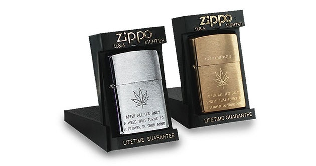 Zippo Lighter Marijuana