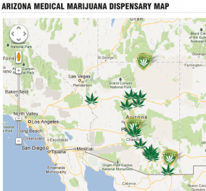 Arizona Dispensary Map