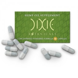 Dixie Botanicals Hemp Oil Supplement Capsules