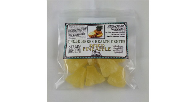 Dried Pineapple Edibles