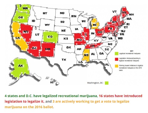Marijuana Map America